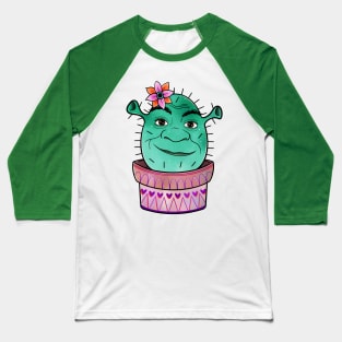 Funny ogre cactus Baseball T-Shirt